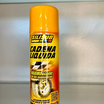 0201125 - CADENA LIQUIDA AEROSOL SILISUR ANTIDESLIZANTE PARA HIELO O NIEVE 160GR/250CM3